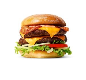 mélange de tomates, salade, viande, fromage, sauce au choix Burger, mayonnaise, ketchup, piment, samouraï
